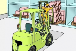 根據電動液壓叉車事故分析操作失誤點